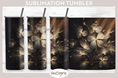 Glowing Periwinkles v8 Tumbler Sublimation 20 oz Skinny Product Image 1