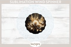 Glowing Roses v4 Wind Spinner Sublimation Product Image 1