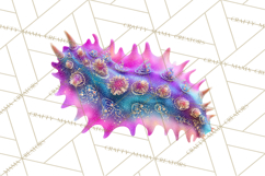 Neon Ocean Dwellers Clipart,Vibrant Sea Life Png Product Image 3