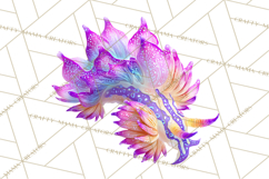 Neon Ocean Dwellers Clipart,Vibrant Sea Life Png Product Image 3