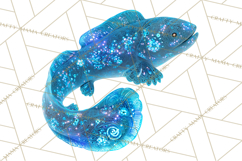 Neon Ocean Dwellers Clipart,Vibrant Sea Life Png Product Image 2