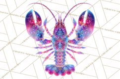 Neon Ocean Dwellers Clipart,Vibrant Sea Life Png Product Image 2