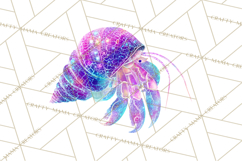 Neon Ocean Dwellers Clipart,Vibrant Sea Life Png Product Image 5