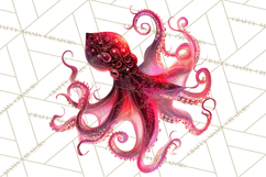 Neon Ocean Dwellers Clipart,Vibrant Sea Life Png Product Image 3