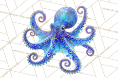 Neon Ocean Dwellers Clipart,Vibrant Sea Life Png Product Image 5