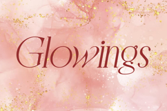 Glowings Font Product Image 9