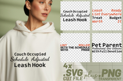 4x Funny Pet Quotes Leash Ready Lint Collector SVG Cut Files Product Image 1