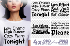 4x Funny Sarcastic Quote SVG Cricut Cut File Shirt Design Product Image 1