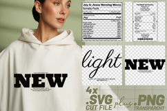 4x Religious Quotes Joy Promise SVG Cut Files Light Up NEW Product Image 1