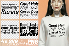 4x Motivational Quotes SVG Cricut Cut File Design Art Product Image 1