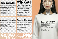 4x Christmas Definition Dear Santa No SVG Cut Files Shirt Product Image 1