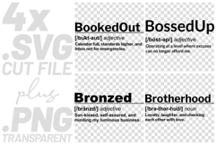4x Boss Babe Quotes SVG Cricut Shirt Design Files Art Product Image 1