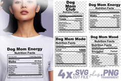 4x Funny Quotes Dog Mom Club Walkies Zoomies SVG Cut Files Product Image 1