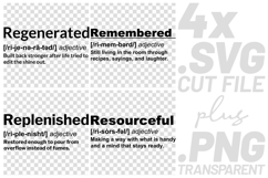 4x Positive Affirmation Quotes SVG Cricut Shirt Design Product Image 1