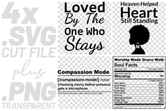 4x Christian Quotes Compassion Mode SVG Cut Files Worship Product Image 1