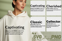 4x Definition Quotes SVG Cricut Shirt Design Art Noun Product Image 1
