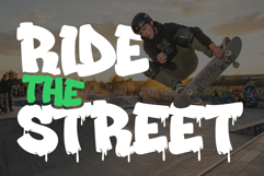 Gloze - Graffiti Font | Urban Melt Drip Style Product Image 2