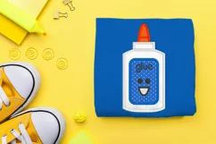 glue applique embroidery