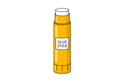 Glue Stick Png| School Supplies Png Product Image 1