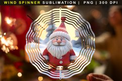 Christmas Gnome Wind Spinner Sublimation Product Image 1