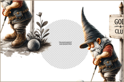 Gnome GOLF|Gnome GOLF sublimation | GOLF Club| playing golf Product Image 2