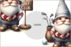 Gnome GOLF|Gnome GOLF sublimation | GOLF Club| playing golf Product Image 2