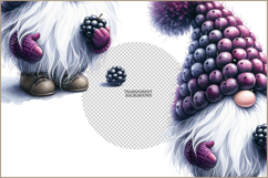 Gnomes png|Gnome with blackberry sublimation| gnome berry Product Image 3