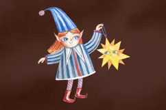 Watercolor Christmas Elves Product Image 8