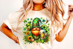 St Patrick&#039;s Day Gnome PNG, Lucky Day PNG, Shamrock PNG Product Image 2