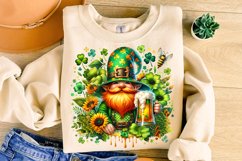 St Patrick&#039;s Day Gnome PNG, Lucky Day PNG, Shamrock PNG Product Image 1