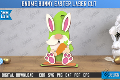 Gnome Bunny Easter |Easter Bunny | Easter Design| Home Décor Product Image 1