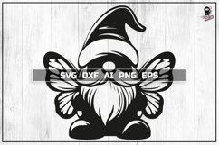 Gnome Butterfly SVG, Wings Cut File Product Image 1