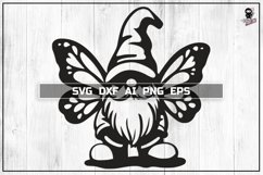 Gnome Butterfly SVG, Wings Cut File Product Image 1