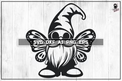 Gnome Butterfly SVG, Wings Cut File Product Image 1