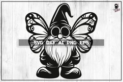 Gnome Butterfly SVG, Wings Cut File Product Image 1