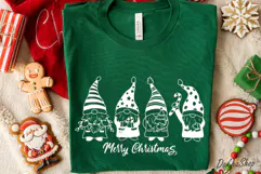 Christmas Svg, Merry Christmas Gnome Svvg Dsign, Gnome Svg Product Image 6