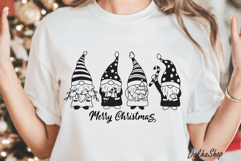 Christmas Svg, Merry Christmas Gnome Svvg Dsign, Gnome Svg Product Image 2