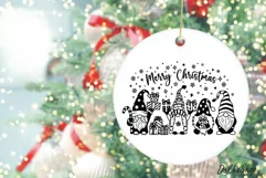Christmas Svg Christmas Gnomes Svg Merry Christmas Gnome Svg Product Image 2