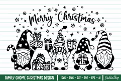 Christmas Svg Christmas Gnomes Svg Merry Christmas Gnome Svg Product Image 1