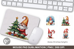 Gnome Christmas Delights Mouse Pad Product Image 1