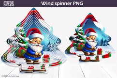 Gnome Christmas Tree Wind Spinner | Gnome Wind Spinner PNG Product Image 1