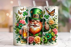 St Patrick&#039;s Day Gnomes Tumbler Wrap, Gnomes Tumbler, Lucky Product Image 1