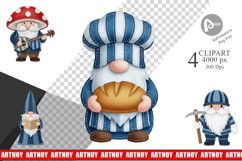 Gnome Denim Adventures Clipart Product Image 1