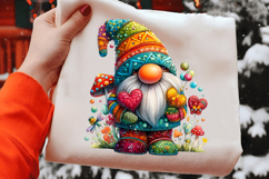 Gnome Dragonfly Clipart Sublimation Product Image 2