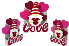 Valentine Gnome SVG DIY Love Card for Cricut Laser Product Image 4