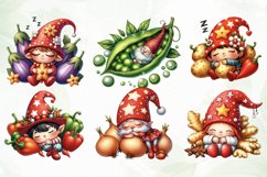 Gnome Farmer Sublimation Clipart Product Image 4