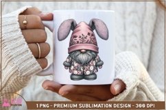 Easter Bunny Gnome sublimation png, Gnome bunny png Product Image 2