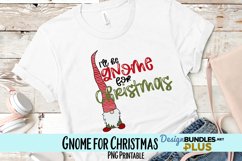 Gnome for Christmas Sublimation PNG Product Image 1
