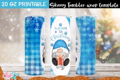 Christmas Sublimation Tumbler | Gnome For Christmas Product Image 1