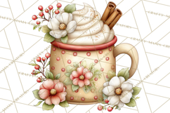 Christmas Gnomes Clipart, Festive Watercolor Art PNG Product Image 3